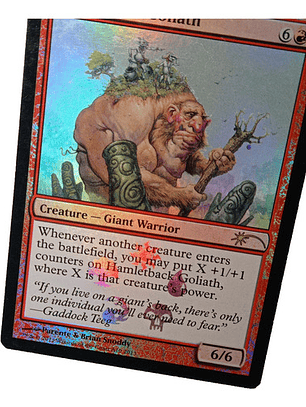 Carta Magic Hamletback Goliath (foil) [promo] Mtg Giant