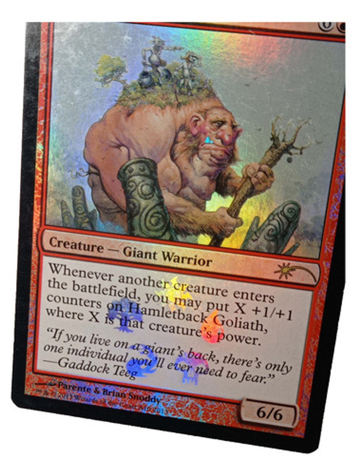 Carta Magic Hamletback Goliath (foil) [promo] Mtg Giant 3