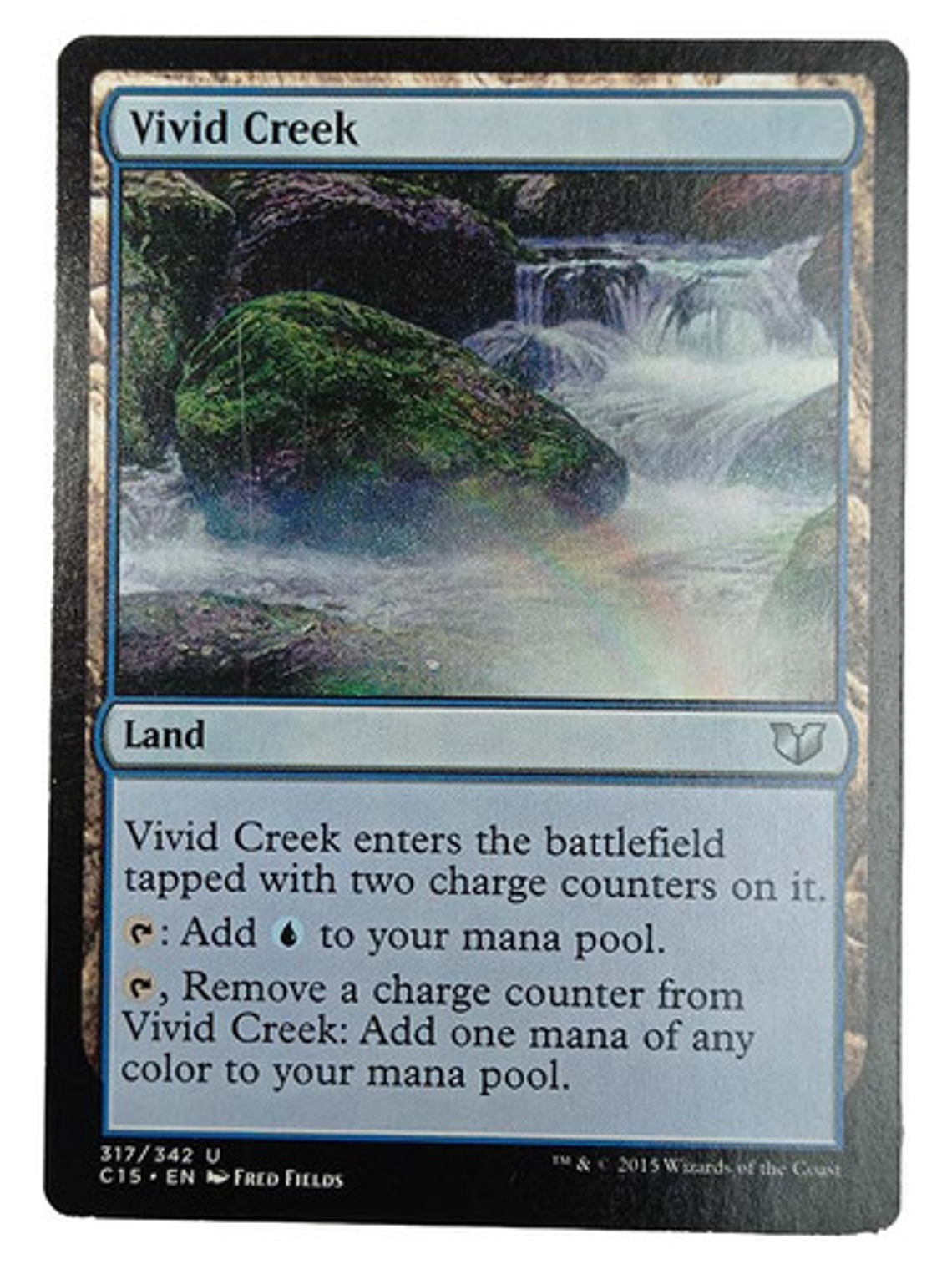 Carta Magic Vivid Creek [c15] Mtg Land 1