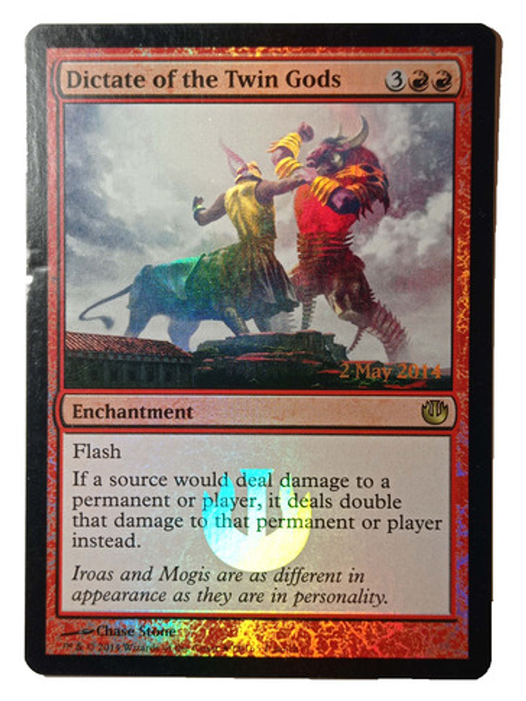 Carta Magic Dictate Of The Twin Gods (foil) [nyx] Mtg Promo 1