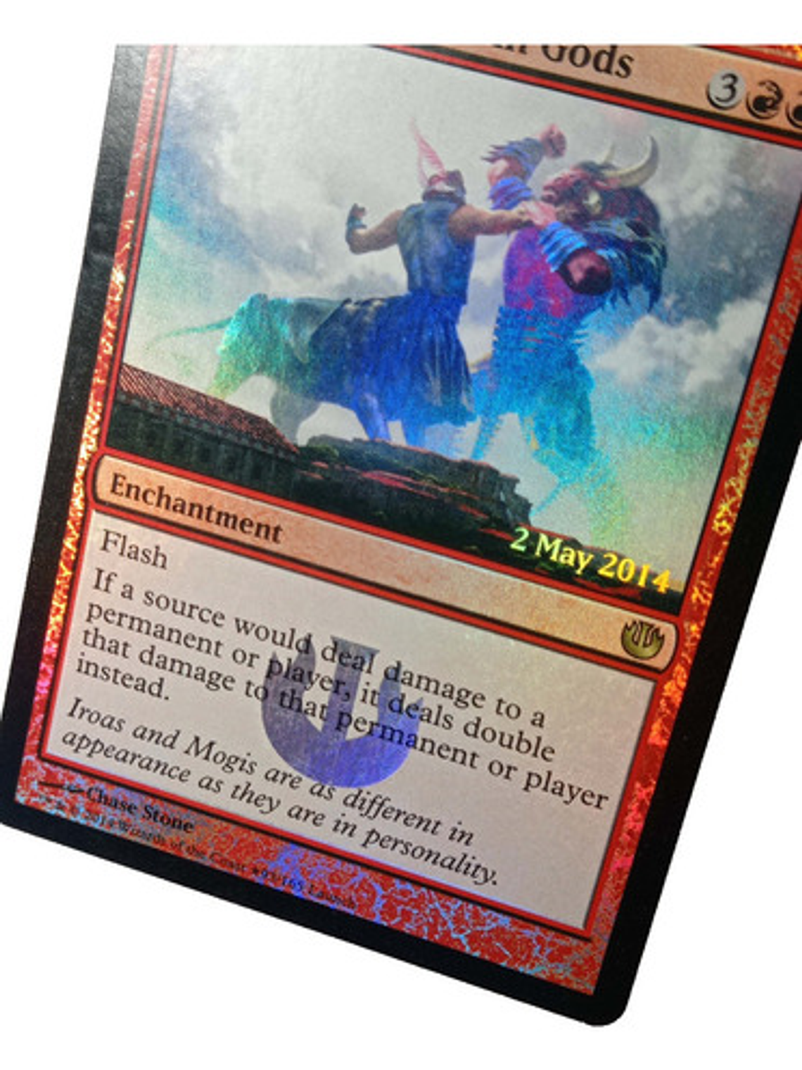 Carta Magic Dictate Of The Twin Gods (foil) [nyx] Mtg Promo 2