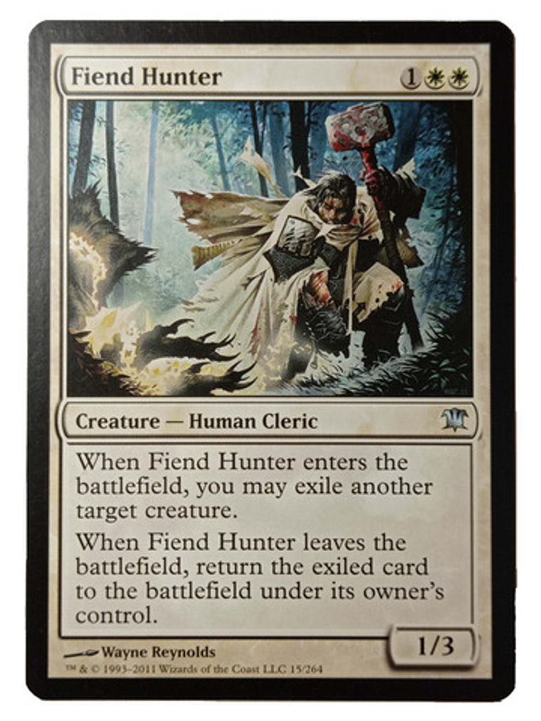 Carta Magic Fiend Hunter [innistrad] Mtg Human Cleric 1