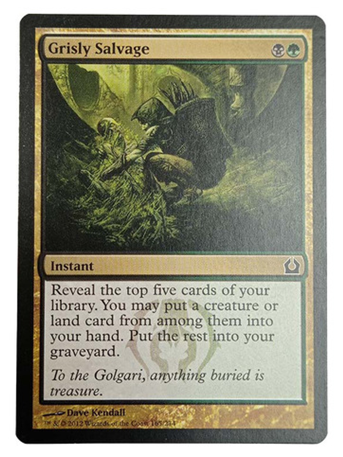 Carta Magic Grisly Salvage [ravnica] Mtg Instant 1