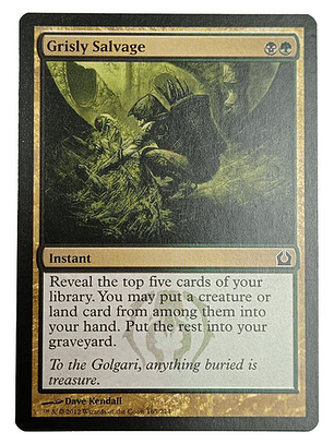 Carta Magic Grisly Salvage [ravnica] Mtg Instant