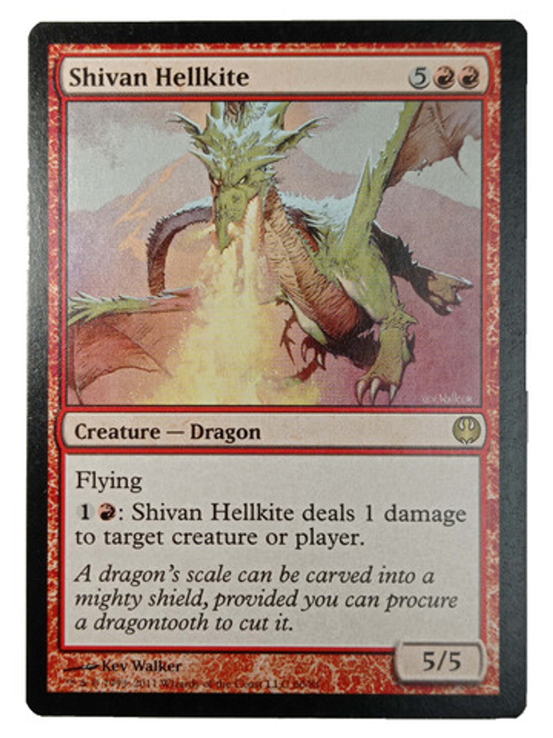 Carta Magic Shivan Hellkite [knights V Dragons] Mtg 1