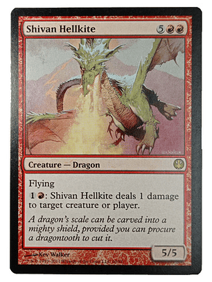Carta Magic Shivan Hellkite [knights V Dragons] Mtg