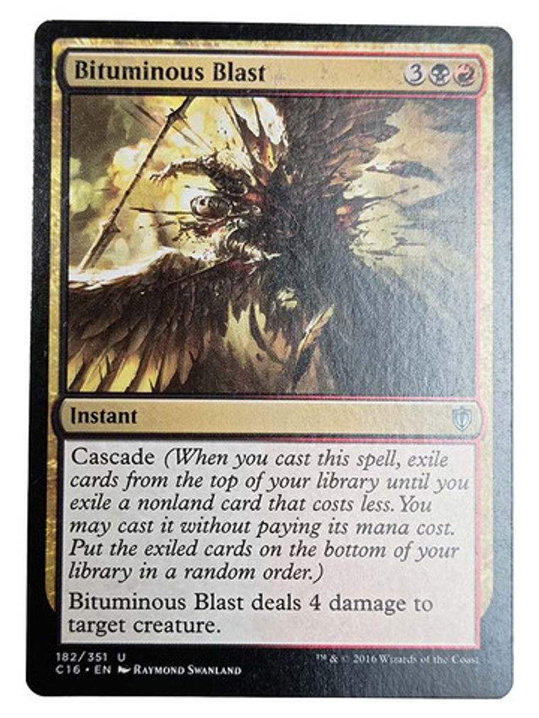 Carta Magic Bituminous Blast [c16] Mtg Instant 1