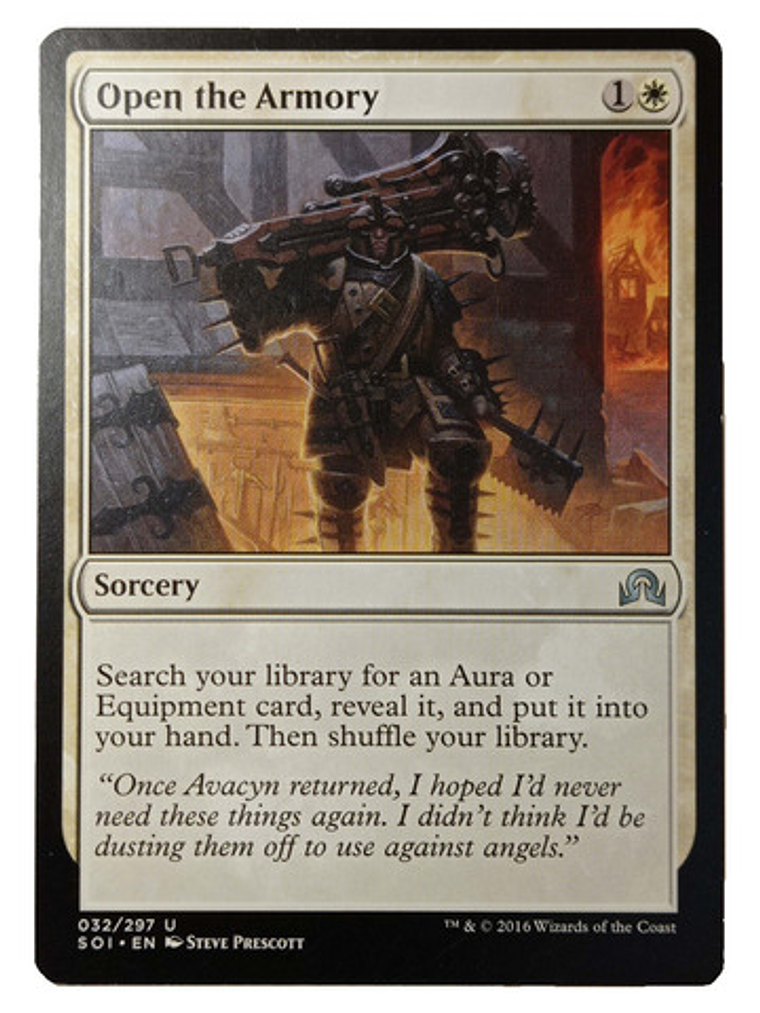 Carta Magic Open The Armory [innistrad] Mtg Sorcery 1