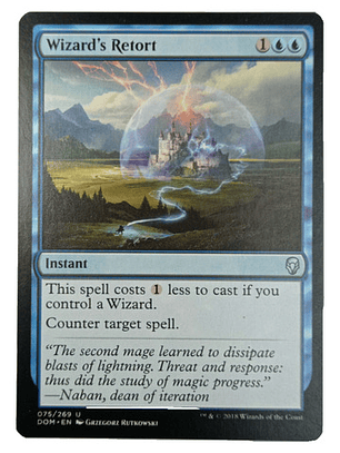 Carta Magic Wizard's Retort [dominaria] Mtg Instant