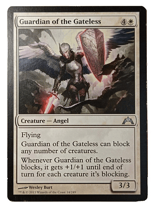 Carta Magic Guardian Of The Gateless [gatecrash] Mtg Angel