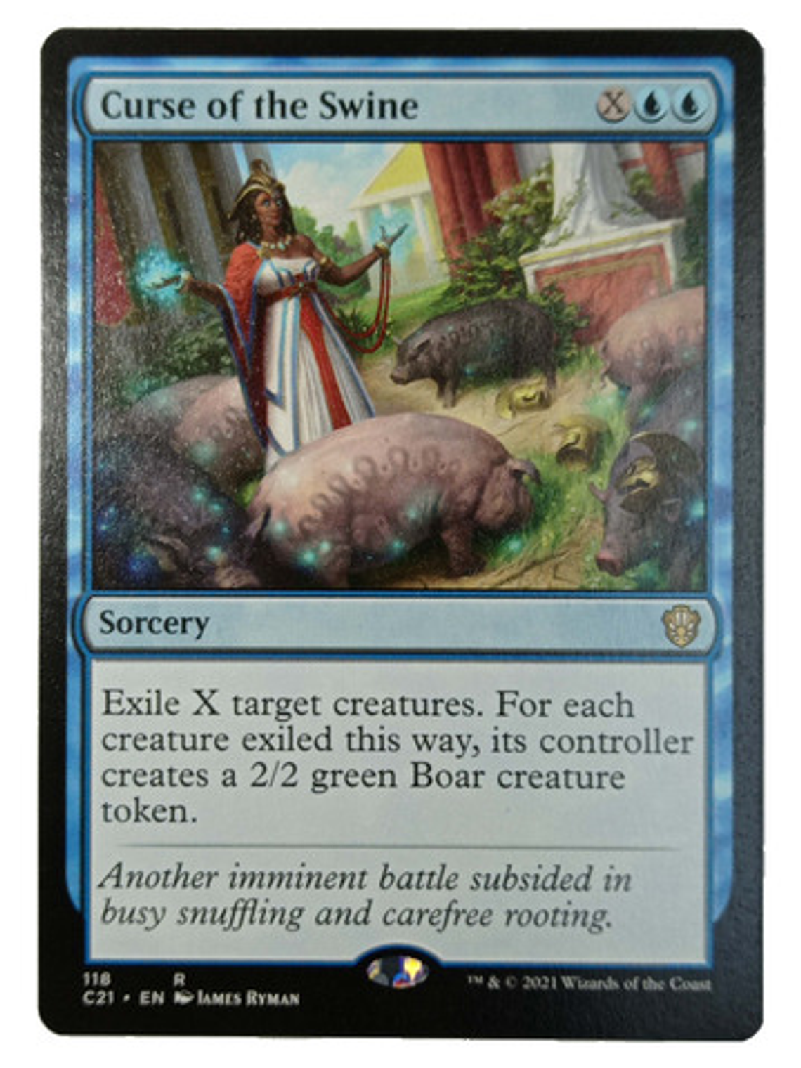 Carta Magic Curse Of The Swine [c21] Mtg Sorcery 1