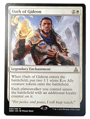 Carta Magic Oath Of Gideon [oath Gatewatch] Mtg Enchantment