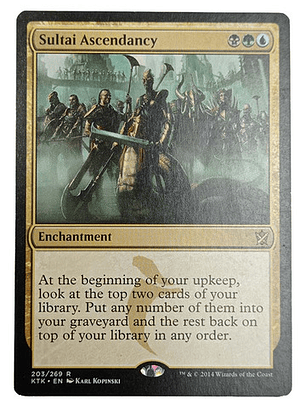 Carta Magic Sultai Ascendancy [tarkir] Mtg Enchantment
