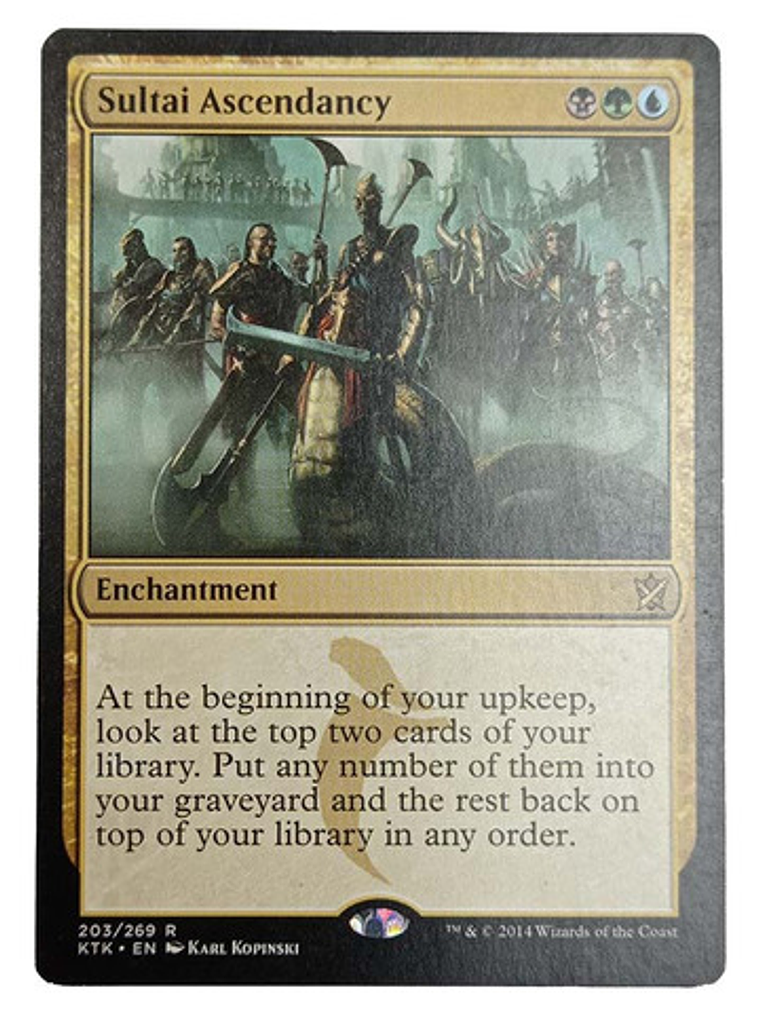 Carta Magic Sultai Ascendancy [tarkir] Mtg Enchantment 1