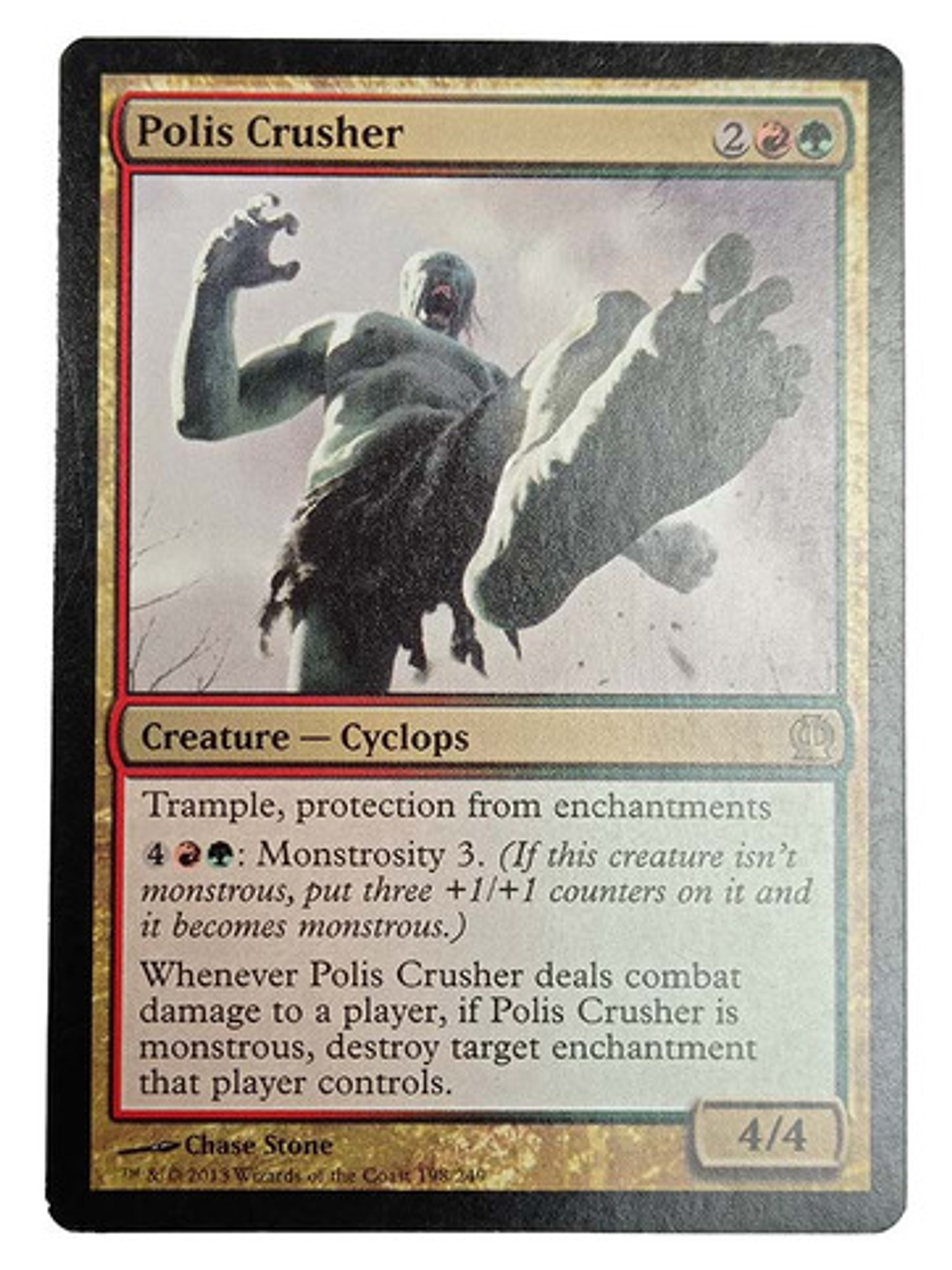 Carta Magic Polis Crusher [theros] Mtg Cyclops 1