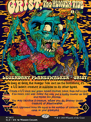Carta Magic Grist, The Hunger Tide / Secret Lair Grist The H