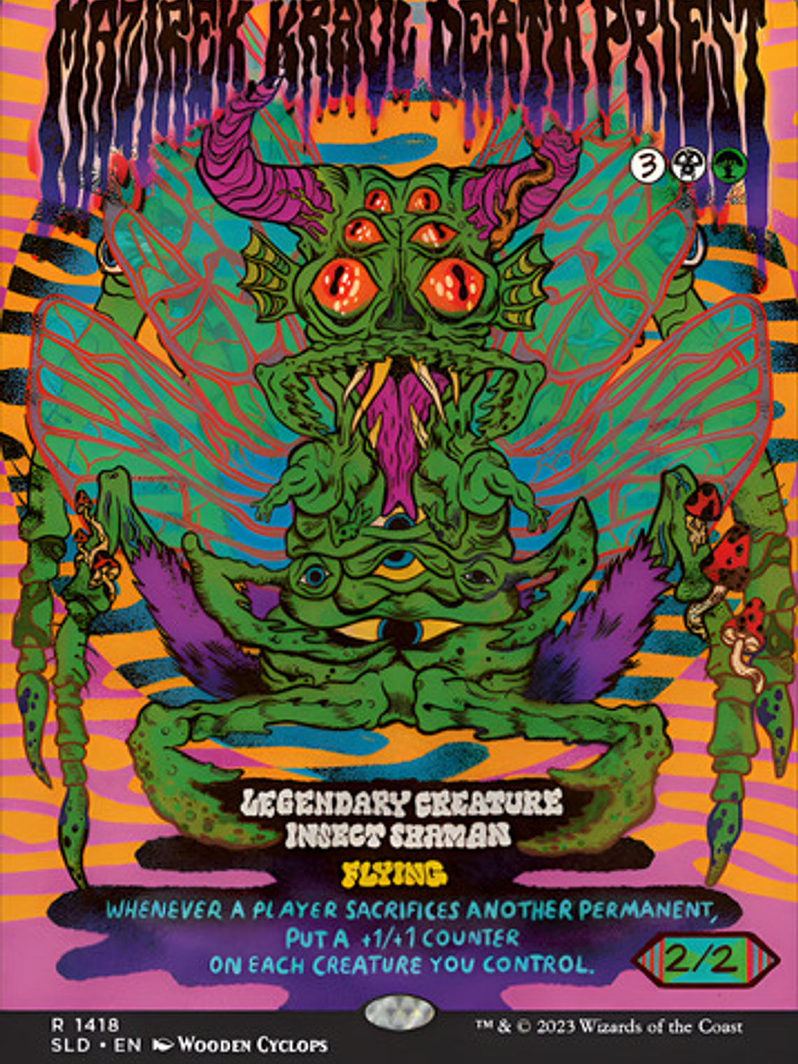 Carta Magic Mazirek, Kraul Death Priest (foil) Secret Lair M 1