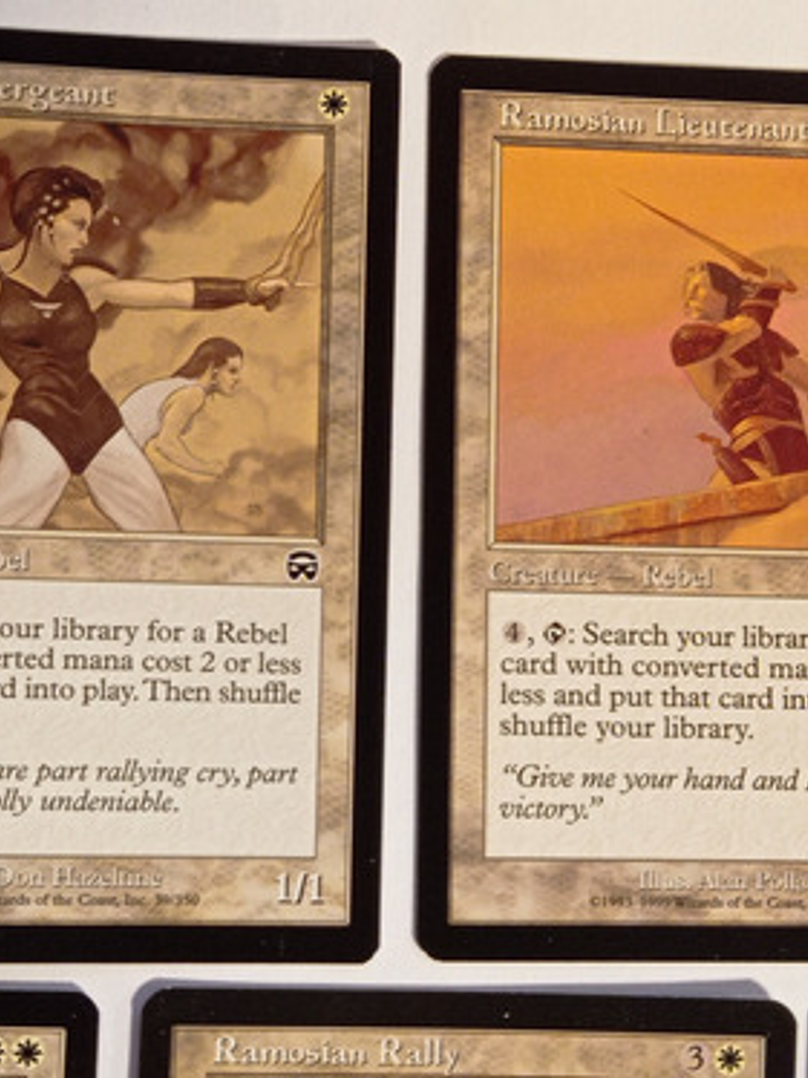 5 Cartas Magic Ramosian Cycle 1999 Mercadian Masques 2