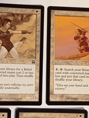 5 Cartas Magic Ramosian Cycle 1999 Mercadian Masques