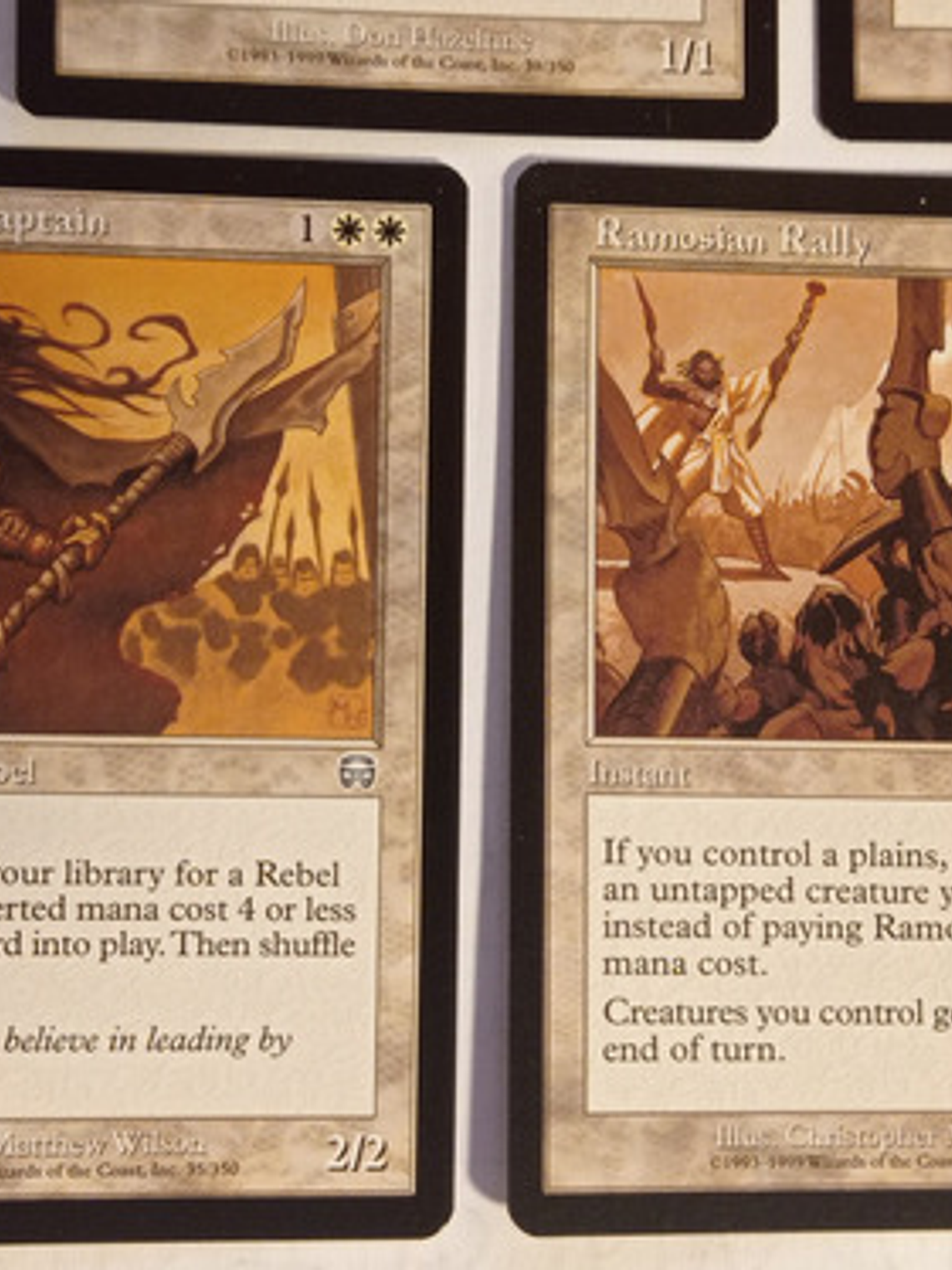 5 Cartas Magic Ramosian Cycle 1999 Mercadian Masques 3