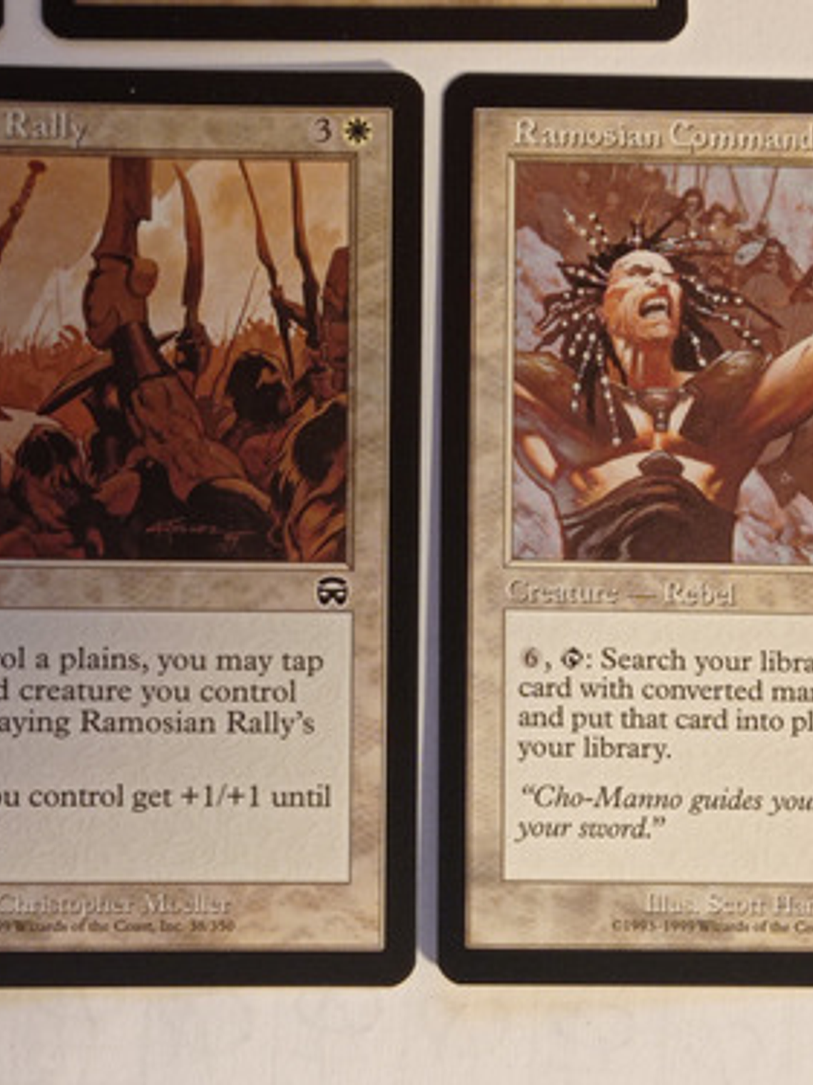 5 Cartas Magic Ramosian Cycle 1999 Mercadian Masques 4