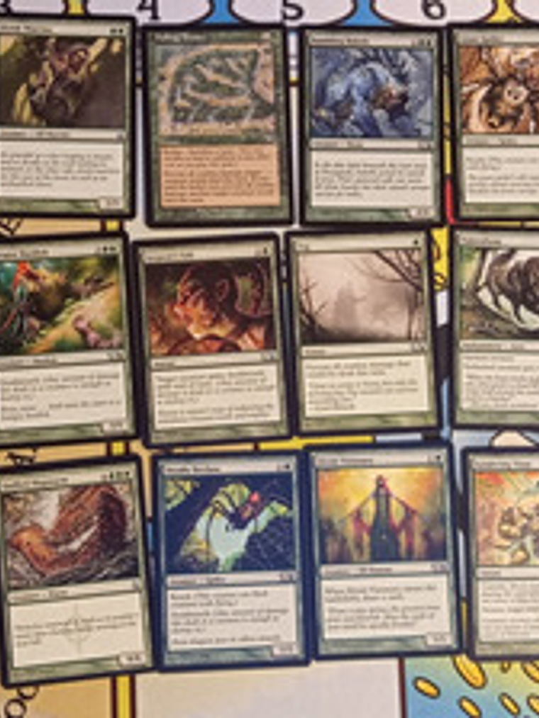 Pack 60 Cartas Magic Color Verde 2