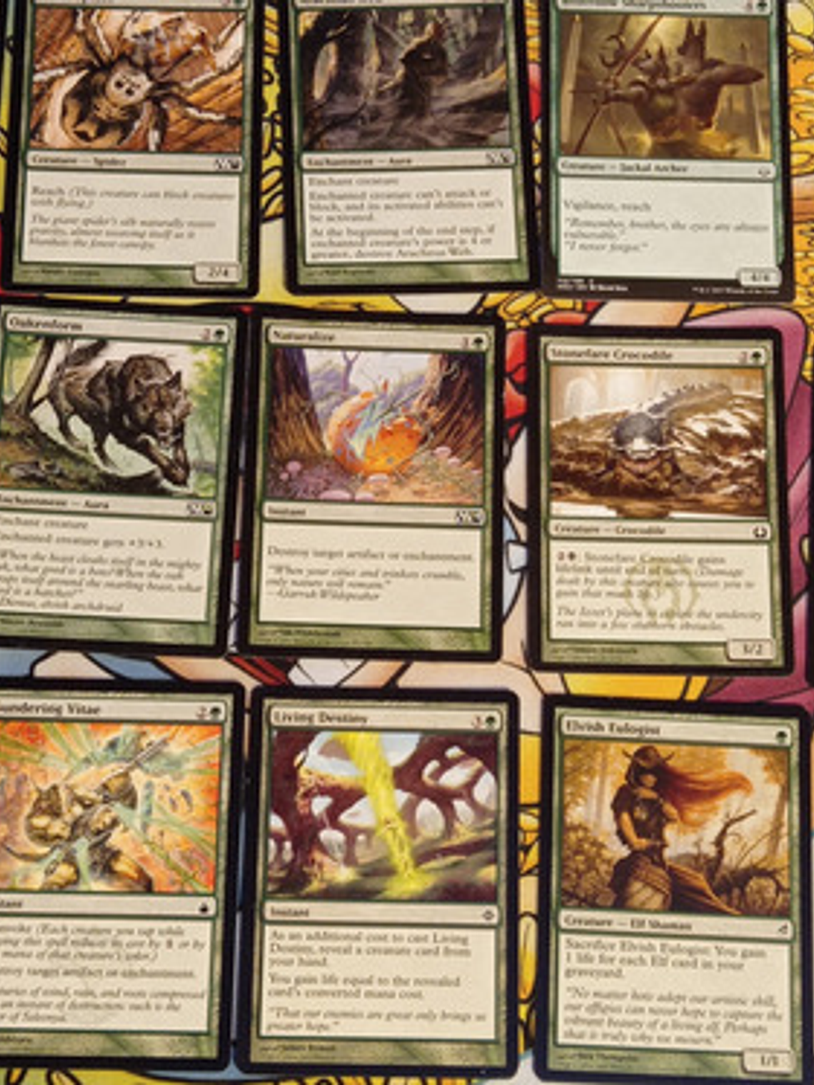 Pack 60 Cartas Magic Color Verde 5