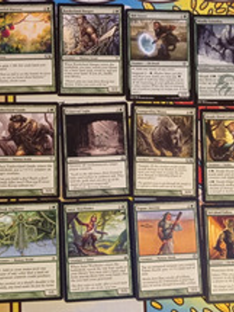 Pack 60 Cartas Magic Color Verde 6