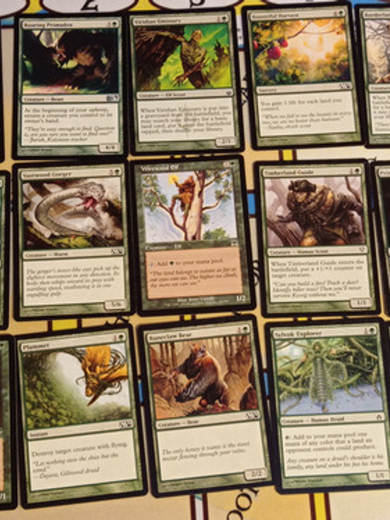 Pack 60 Cartas Magic Color Verde 7