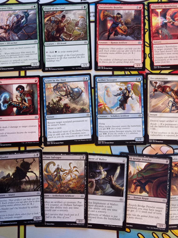 Pack 26 Cartas Magic Aether Revolt 2017 4