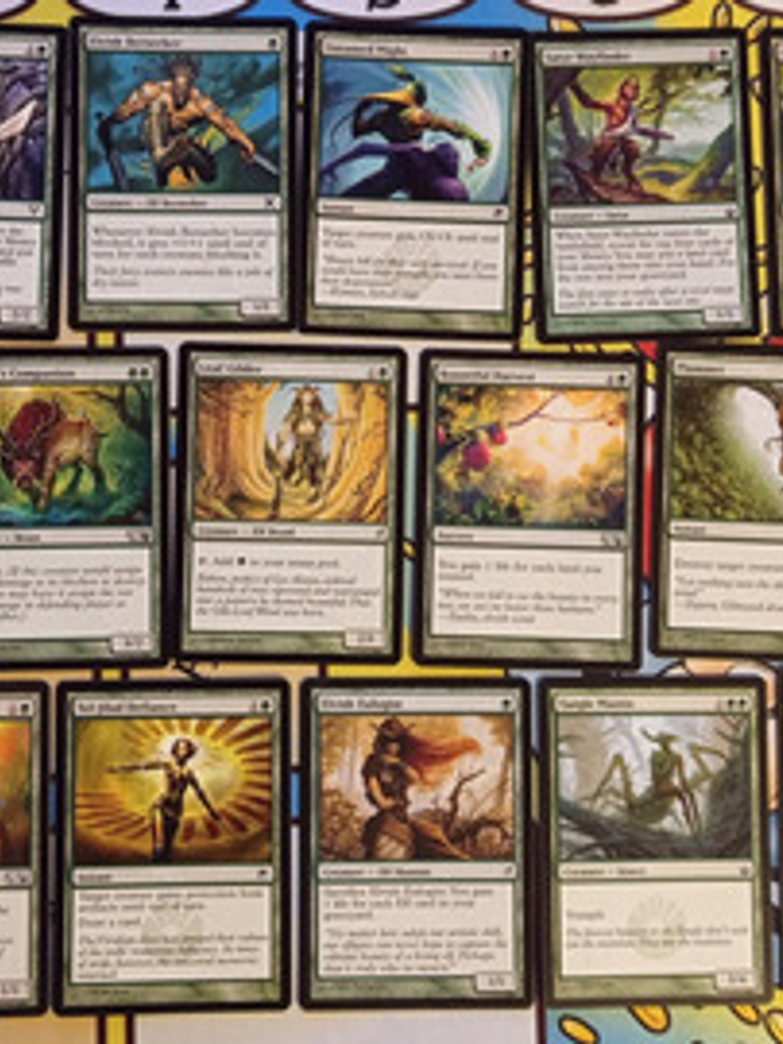 Pack 22 Cartas Magic Color Verde 2