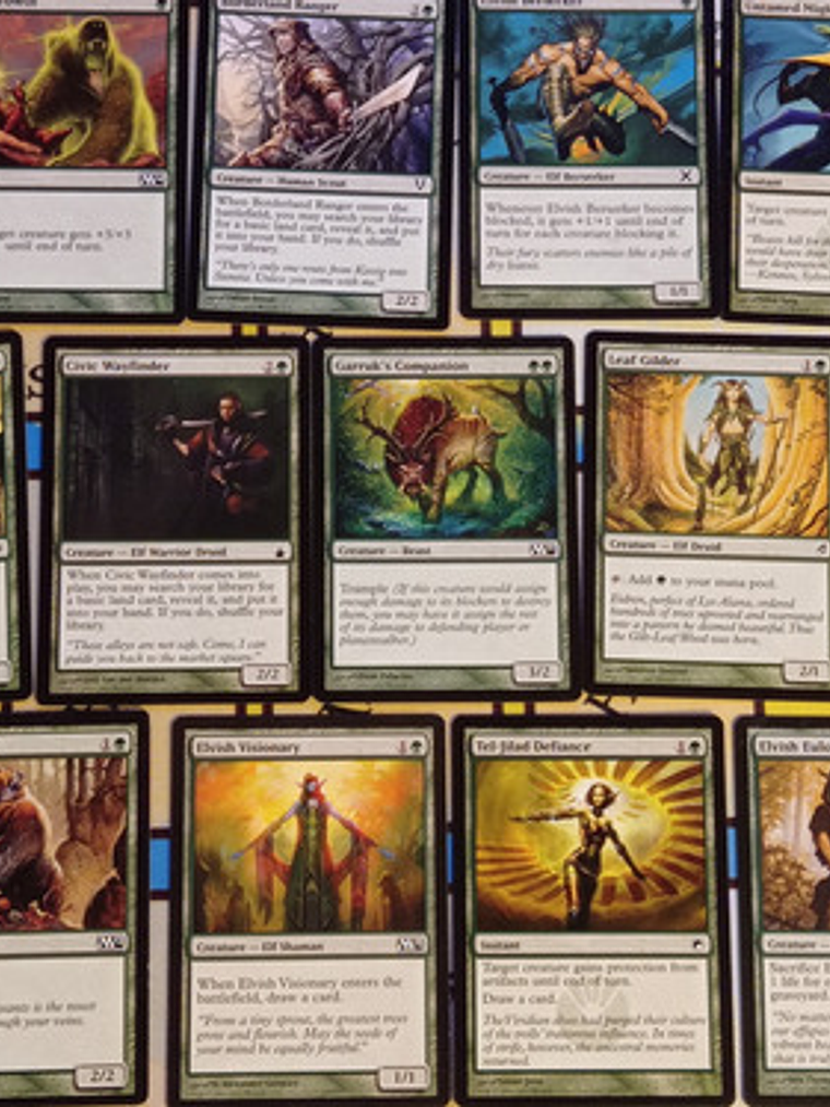 Pack 22 Cartas Magic Color Verde 3