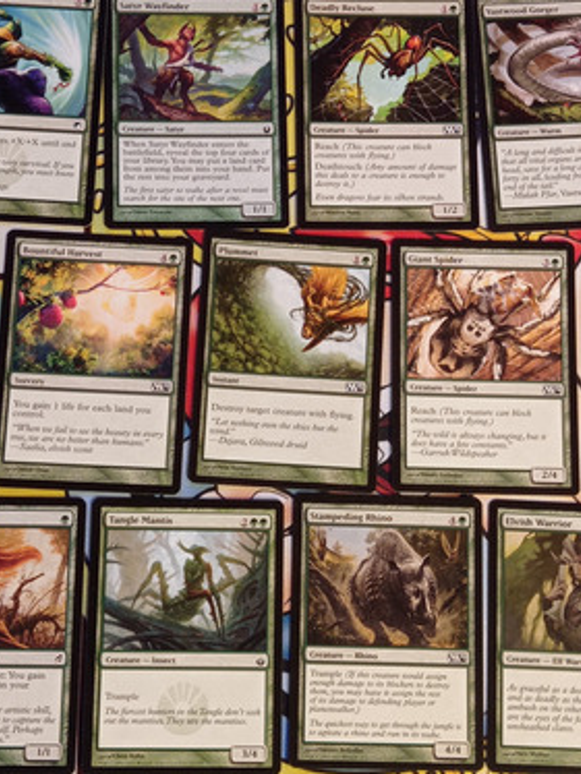 Pack 22 Cartas Magic Color Verde 4