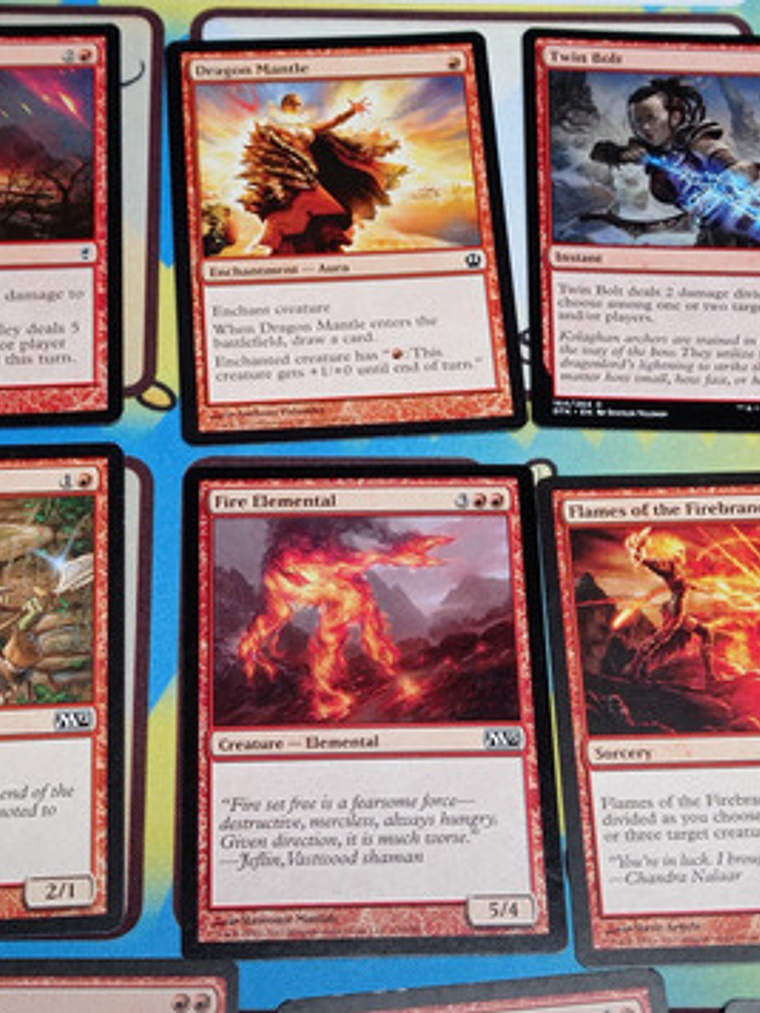 Pack 14 Cartas Magic Color Rojo 3