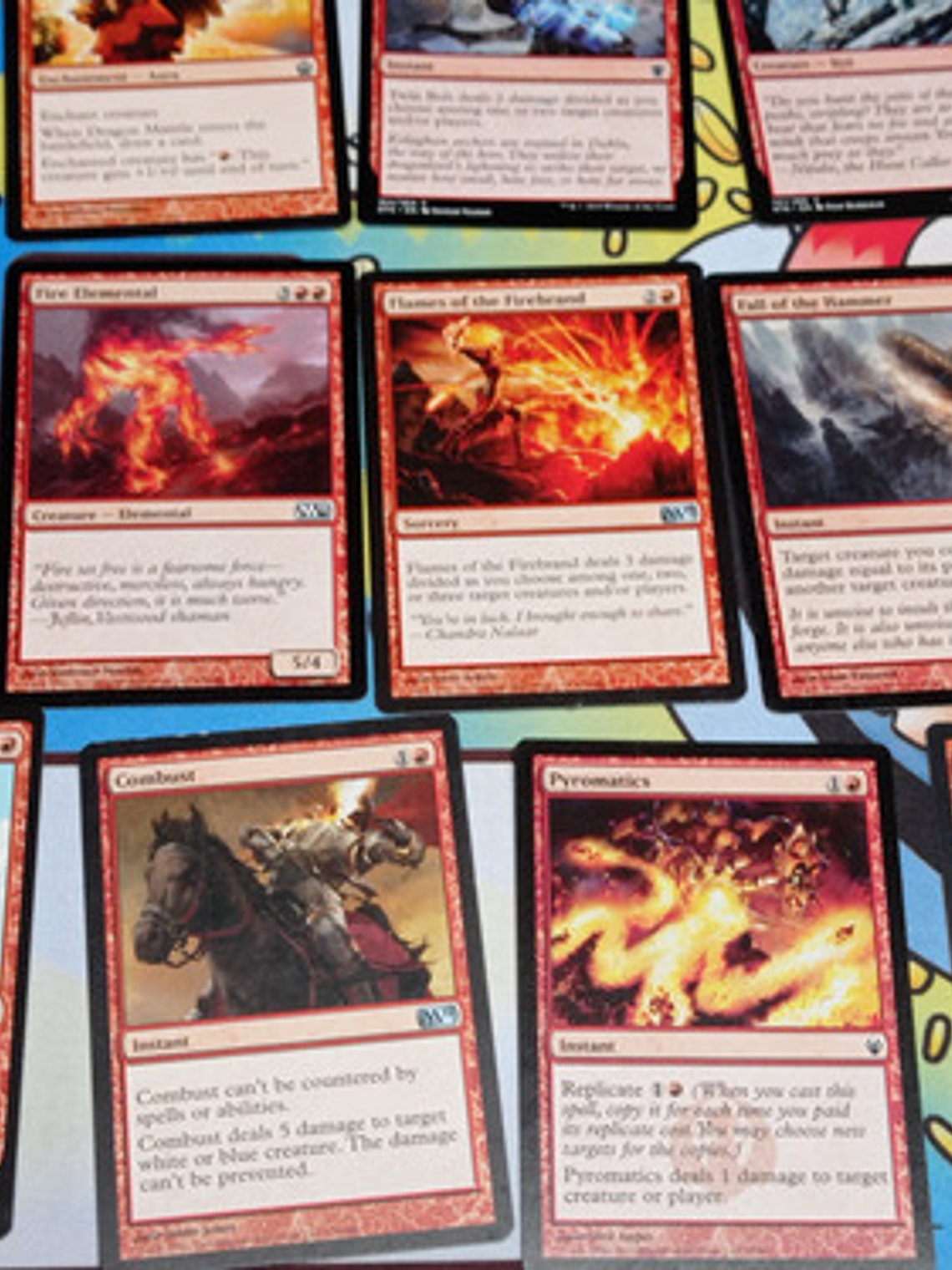 Pack 14 Cartas Magic Color Rojo 5