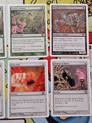 Pack 7 Cartas Magic 8ed 2003 Mtg