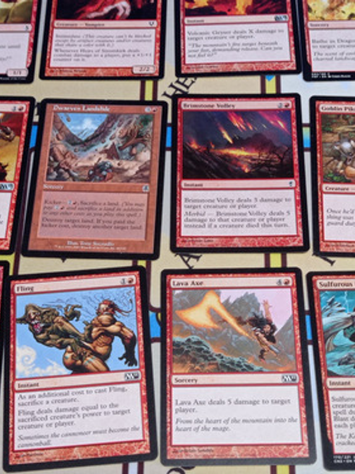 Pack 46 Cartas Magic Color Rojo 5