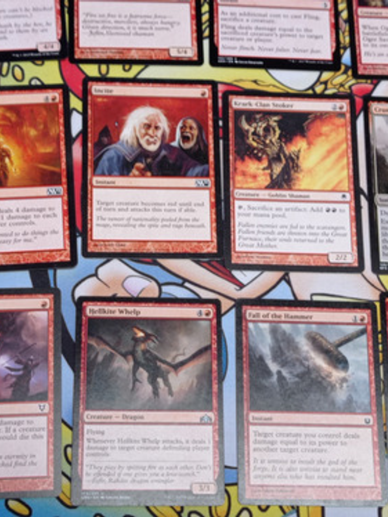 Pack 46 Cartas Magic Color Rojo 6