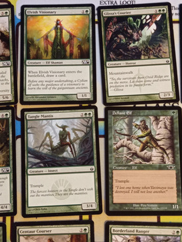 Pack 34 Cartas Magic Color Verde 3