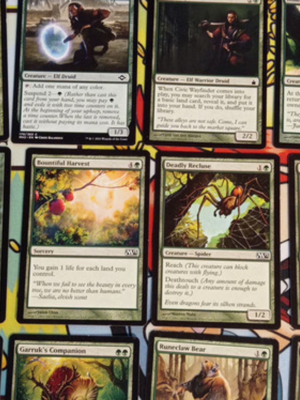 Pack 34 Cartas Magic Color Verde 4