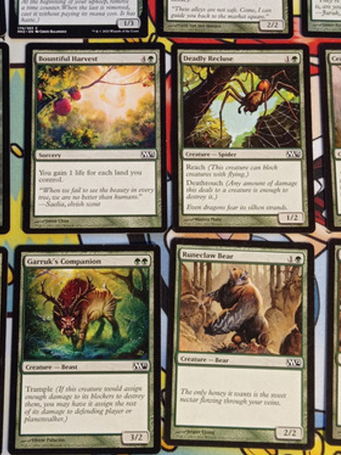Pack 34 Cartas Magic Color Verde 6