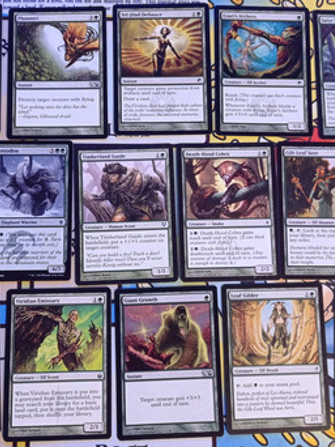 Pack 34 Cartas Magic Color Verde 7