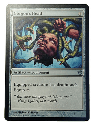 Carta Magic Gorgon's Head [born Gods] Artifact