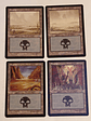 Set 4 Cartas Magic Pantano Swamp Land 1999 Mercadian Masques - Miniatura 1