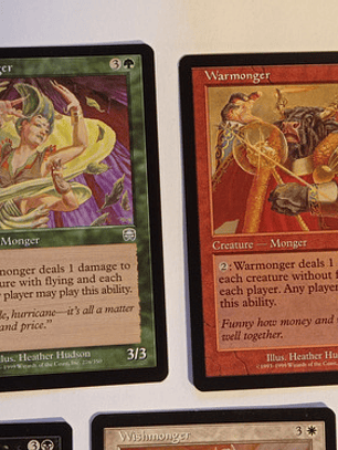5 Cartas Magic Mongers Cycle 1999 Mercadian Masques Mongers 