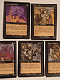 5 Cartas Magic Cateran Cycle 1999 Mercadian Masques Cateran  - Miniatura 1