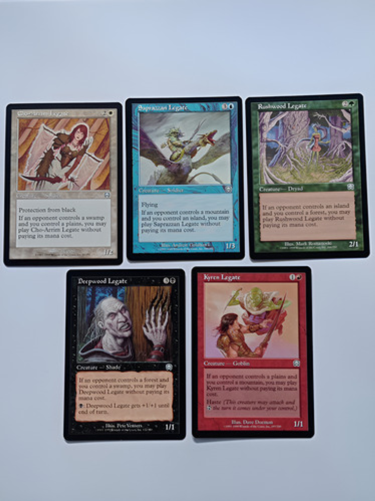 5 Cartas Magic Legate Cycle 1999 Mercadian Masques Legate Cy 1