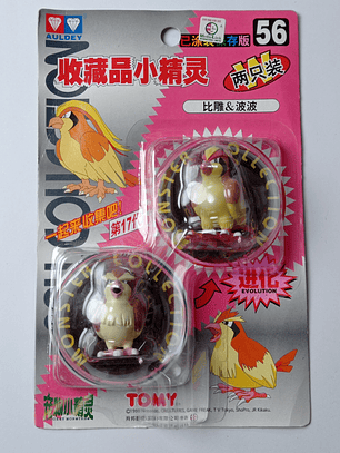 Pidgey Y Pidgeot 1998 Tomy Nintendo Pokemon