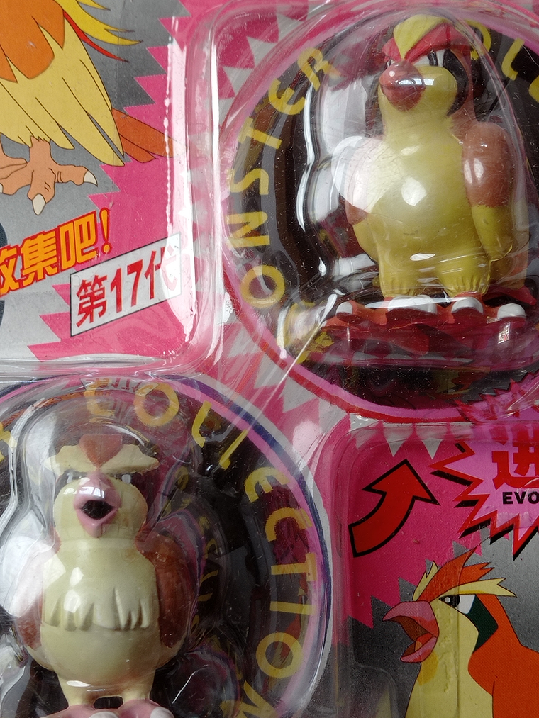 Pidgey Y Pidgeot 1998 Tomy Nintendo Pokemon 3