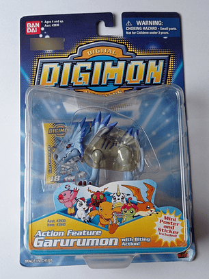Garurumon 2000 Bandai Digimon Biting Action Feature